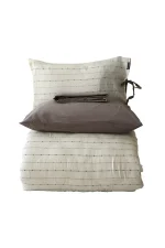 Loom & Flow Спален комплект Poem Mink – Stonewashed органичен памук, 6 части за спалня - Image 4
