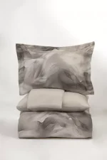 First Choice Спално бельо „Ruska Beige“ Памучен сатен – 100% памук – 6 части – за спалня - Image 4