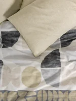 Cotton Box Спално бельо „Formo Bej“ Modern Ranforce – 100% памук – 3 части – единичен комплект - Image 2