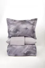 First Choice Спално бельо „Ruska Lilac“ Сатен – 100% памук –  7 части – за спалня с два плика - Image 4