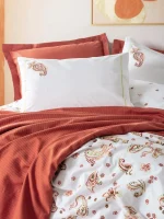 Cotton Box Спално бельо „Paisia Tarçın“ Vivid – 100% памук – 5 части – с памучно покривало - Image 2