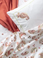 Cotton Box Спално бельо „Paisia Tarçın“ Vivid – 100% памук – 5 части – с памучно покривало - Image 3