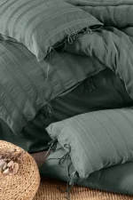 Loom & Flow Спален комплект Ardus Moonmist – Stonewashed органичен памук, 6 части за спалня - Image 2