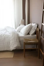 Loom & Flow Спален комплект Tiara Krem – Stonewashed органичен памук, 6 части за спалня - Image 3