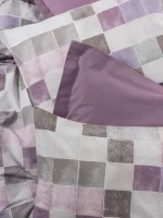 Cotton Box Minimal Ranforce Maro Gül Kurusu – двоен спален комплект с чаршаф с ластик 160x200+30 - Image 2