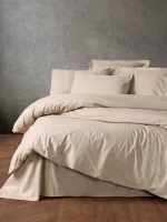Cotton Box PLAIN Bej – Комплект спално бельо от 100% памук ранфорс