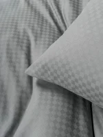 Cotton Box Спално бельо „Plaid Gri“ Памук Ранфорс – 3 части – за единично легло - Image 2