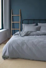 Loom & Flow Спален комплект Polina Gri – Stonewashed органичен памук, 6 части за спалня - Image 2
