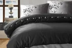Cotton Box Спално бельо „Candy Daren Siyah“ Ranforce – 100% памук – 4 части – за спалня - Image 3