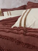 Cotton Box Покривало за легло със спално бельо „Rolf Tarçın“ Limi – 100% памук ранфорс – 7 части - Image 2