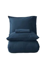 Loom & Flow Спален комплект Jadora Denim– Stonewashed органичен памук, 6 части за спалня - Image 5