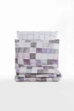 Cotton Box Minimal Ranforce Maro Gül Kurusu – двоен спален комплект с чаршаф с ластик 160x200+30 - Image 3
