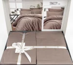 First Choice Спално бельо Snazzy Mink – 100% Памук сатен - 7 части за Спалня/Приста с два плика - Image 2